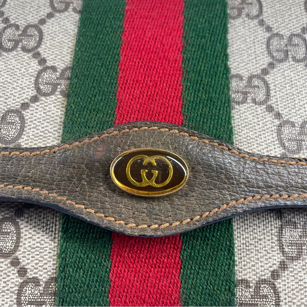 🔴SOLD🔴Gucci Ophidia Sherry Line Supreme GG Monogram Clutch Bag. - Picture 9 of 17